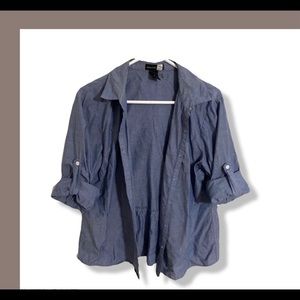 Saks Fifth Avenue Jean Button Down Shirt